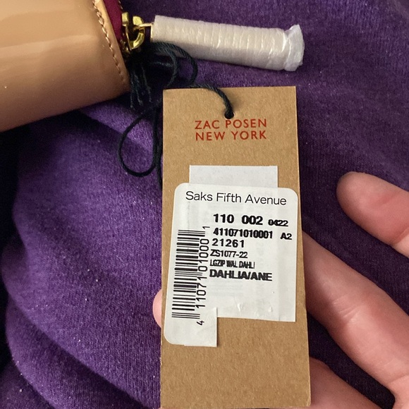 MUST GO BNWT ZAC POSEN NEW YORK Z Spoke Dahlia WALLET - Picture 4 of 9